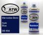 Preview: Mercedes-Benz, Dark Blue, DB-904: 400ml Sprühdose + 400ml Klarlack - Set, von ATW Autoteile West.
